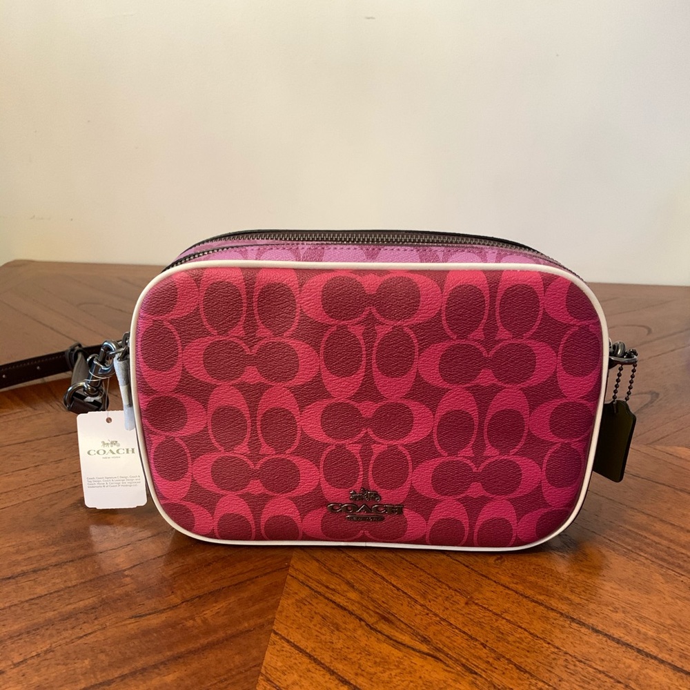 Coach Jes Crossbody in Blocked Signature Canvas